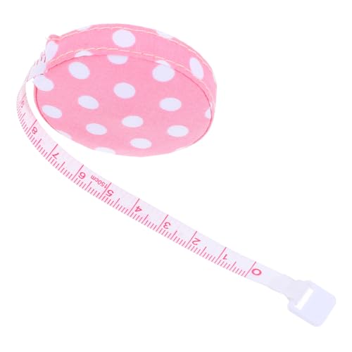 Housoutil Maßband Für Körpermaße Maßband Für Kleidung Mini -messband Taillenmaßband Maßband Maßschneidern Maßband Nähen Stoffmessband Maßband Für Polyester Rosa von Housoutil