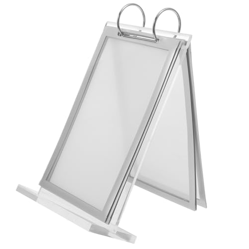 Housoutil Menüständer Menühalter Speisekarte Stand Staffelei-Ausstellungsständer Menükartenhalter acrylaufsteller klarer Ständer für die Anzeige Desktop-Menü-Aufbewahrungsregal Transparent Housoutil Menüständer Menühalter Speisekarte Stand Staffelei-Ausstellungsständer Menükartenhalter acrylaufsteller klarer Ständer für die Anzeige Desktop-Menü-Aufbewahrungsregal Transparent von Housoutil