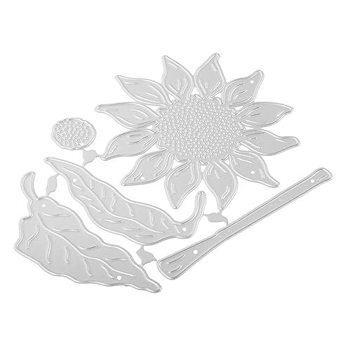 Housoutil Metallmesser -Messerform aus Metall Frühlingsblütenschneidemiederung sterben Prägeschablonen Schablonen Kartenherstellung Scrapbooking Schnittvorlagen Stanzformen von Housoutil