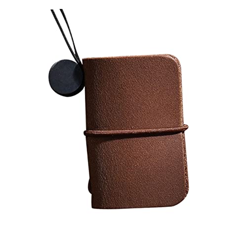 Housoutil Mini Notizbuch Handliches Notizheft für Büro und Schule Mini Notepad für Büroangestellte und Studenten Tragbares Schreibwaren Notizbuch in Dunkelbraun für Notizen Unterwegs Housoutil Mini Notizbuch Handliches Notizheft für Büro und Schule Mini Notepad für Büroangestellte und Studenten Tragbares Schreibwaren Notizbuch in Dunkelbraun für Notizen Unterwegs von Housoutil