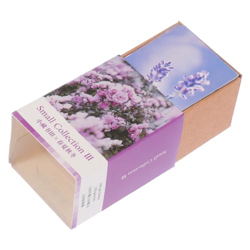 Housoutil Mini Scrapbook von Saisonalen Hintergrundpapieren Handgefertigte Dekorative Papiere pro Packung Notizbücher und Diy Projekte Vielseitig Einsetzbar und Gestaltet von Housoutil