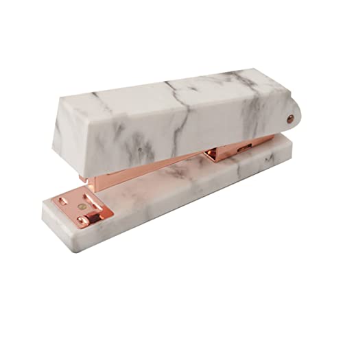 Housoutil Moderner Marmormuster Handhefter Roségold Metall Hefter Ergonomisch Büro Schulhefter Desktop Hefter für Schule und Langlebig und Komfortabel Housoutil Moderner Marmormuster Handhefter Roségold Metall Hefter Ergonomisch Büro Schulhefter Desktop Hefter für Schule und Langlebig und Komfortabel von Housoutil