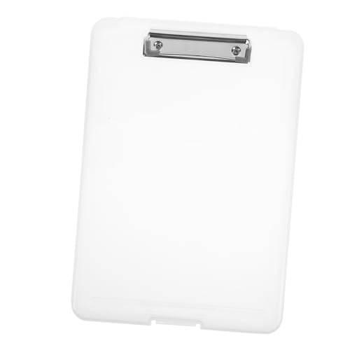 Housoutil Multi Funktions Clipboard mit Stauraum Transparentes Schreibbrett für Büro und Schule Platzsparend Leicht und Tragbar für Berufstätige von Housoutil