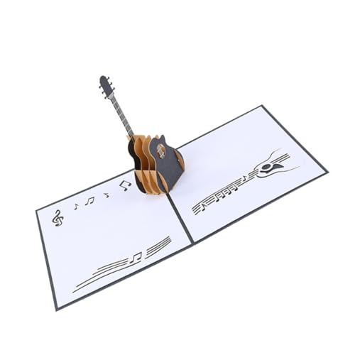 Housoutil Musik grußkarte Klappkarte mit Gitarrenmotiv Handgemacht Papierkunst Umweltschonender Druck als für Freunde Liebhaber und Lehrer Housoutil Musik grußkarte Klappkarte mit Gitarrenmotiv Handgemacht Papierkunst Umweltschonender Druck als für Freunde Liebhaber und Lehrer von Housoutil