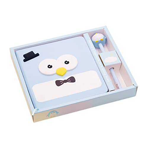 Housoutil Notizbuch Pen Set mit Ledercover und Niedlichem Pinguinmotiv Stift Kreatives Schreibwaren Geschenkset für Schüler und Freunde zu Geburtstag und Feiertagen Housoutil Notizbuch Pen Set mit Ledercover und Niedlichem Pinguinmotiv Stift Kreatives Schreibwaren Geschenkset für Schüler und Freunde zu Geburtstag und Feiertagen von Housoutil