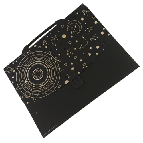 Housoutil Ordner Organtasche Organizer Aktendokumente Tasche Dokumentenmappe Dokumentensortierer Trennmappe Dokumentenhalter Fächermappe Fächermappe Papiermappe Portfoliomappe Schwarzer von Housoutil