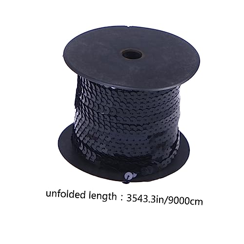 Housoutil Paillettenband Flachband für Diy Kleidung Elastisches Glitzerband Schwarz Yards Rolle für Hochzeitskleider Hüte und Bastelprojekte Housoutil Paillettenband Flachband für Diy Kleidung Elastisches Glitzerband Schwarz Yards Rolle für Hochzeitskleider Hüte und Bastelprojekte von Housoutil