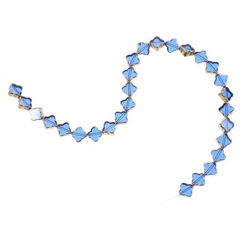 Housoutil Perlenkette zur Schmuckherstellung Goldrand Vierblättrige Perlen für DIY Armbänder Handgefertigte Lose Kristallperlen für Bastelprojekte Farbenfrohe Housoutil Perlenkette zur Schmuckherstellung Goldrand Vierblättrige Perlen für DIY Armbänder Handgefertigte Lose Kristallperlen für Bastelprojekte Farbenfrohe von Housoutil