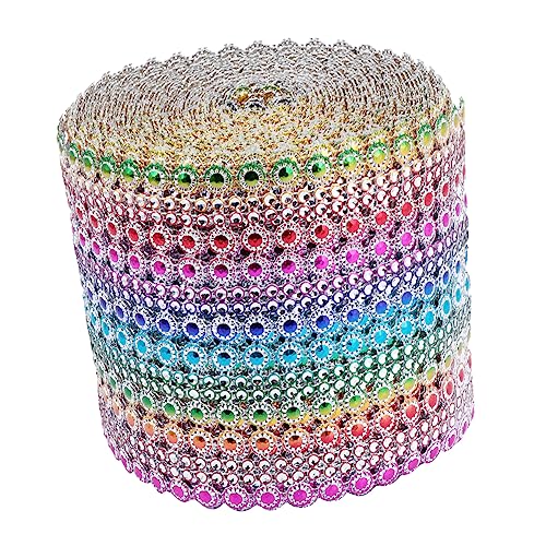 Housoutil Pflaumendiamant Zubehör Yards Zweireihige Pflaumenbohr Dekoration Für Hochzeit Und Weihnachten Für Bastelprojekte Und Festliche Anlässe von Housoutil