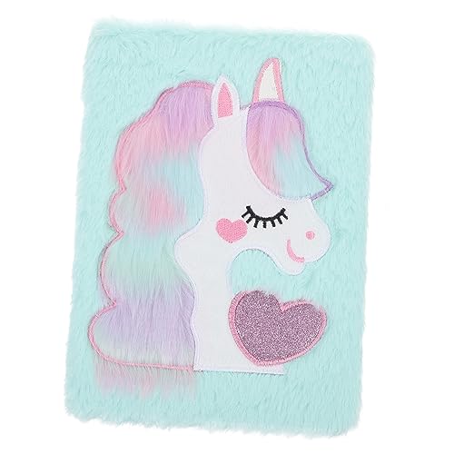 Housoutil Plüsch Notizbuch mit Cartoon Einhorn Design Flauschiges Notizheft für Schule und Studium Süßes Tagebuch für Kreative für Junge Frauen Housoutil Plüsch Notizbuch mit Cartoon Einhorn Design Flauschiges Notizheft für Schule und Studium Süßes Tagebuch für Kreative für Junge Frauen von Housoutil