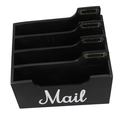 Housoutil Postsortierer aus Holz Veranstalter Postkorb für Theke Mail-Organizer-Korb Schreibtisch Schreibwaren Mail-Sortierer-Organizer Wand-Mail-Organizer Ordnerhalter für die Wand Schwarz Housoutil Postsortierer aus Holz Veranstalter Postkorb für Theke Mail-Organizer-Korb Schreibtisch Schreibwaren Mail-Sortierer-Organizer Wand-Mail-Organizer Ordnerhalter für die Wand Schwarz von Housoutil