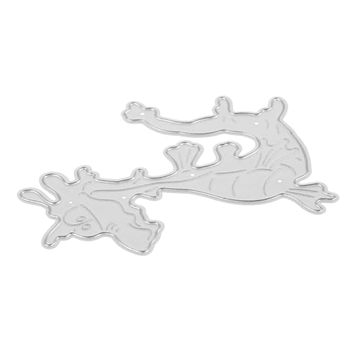 Housoutil Prägestempel aus Metall gestanzt geformt Die Drachen-Stanzformen Herstellung Stanzformen Formen für Fotoalben Stanzformen für zu Hause Kartenzubehör Kohlenstoffstahl Silver von Housoutil