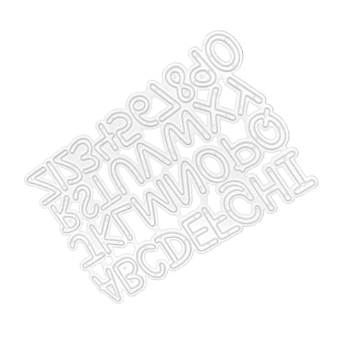 Housoutil Praktische Buchstaben Stanzformen Kohlenstoffstahl für Diy Projekte Geeignet zum Schneiden von Karten und Folien Buchstaben für Kreative Bastelarbeiten Housoutil Praktische Buchstaben Stanzformen Kohlenstoffstahl für Diy Projekte Geeignet zum Schneiden von Karten und Folien Buchstaben für Kreative Bastelarbeiten von Housoutil