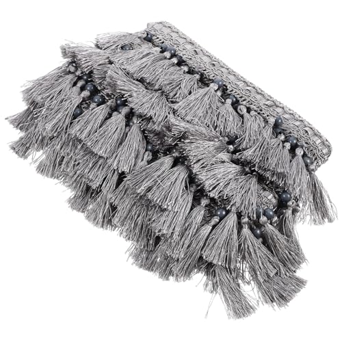 Housoutil Quaste Randverkleidung Für Vorhänge DIY Nähmaterial Dekorative Fransen Für Wohnraumgestaltungen Und Vorhangdekorationen Housoutil Quaste Randverkleidung Für Vorhänge DIY Nähmaterial Dekorative Fransen Für Wohnraumgestaltungen Und Vorhangdekorationen von Housoutil