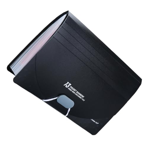 Housoutil Rechnung Ordner Dokumenttasche Geschäftsorganisator Datei Akkordeon Organizer Dokumentorganisator Aktenordner Akkordeon Ordner Gutscheininhaber Black Pp von Housoutil