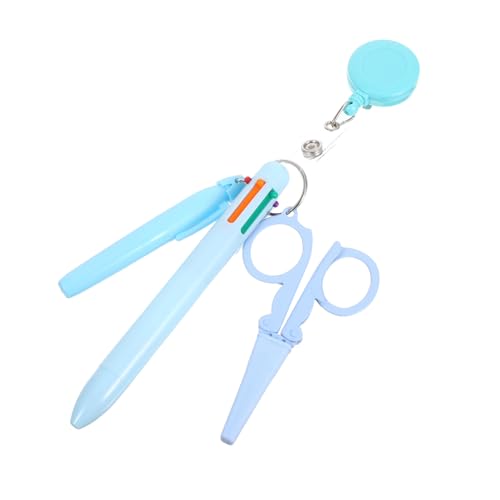 Housoutil Retraktives Krankenschwester Ausweishalter mit Stift Textmarker Kugelschreiber und Klappschere Flexibles Design für Medizinisches Personal im und Pflegebereich Housoutil Retraktives Krankenschwester Ausweishalter mit Stift Textmarker Kugelschreiber und Klappschere Flexibles Design für Medizinisches Personal im und Pflegebereich von Housoutil