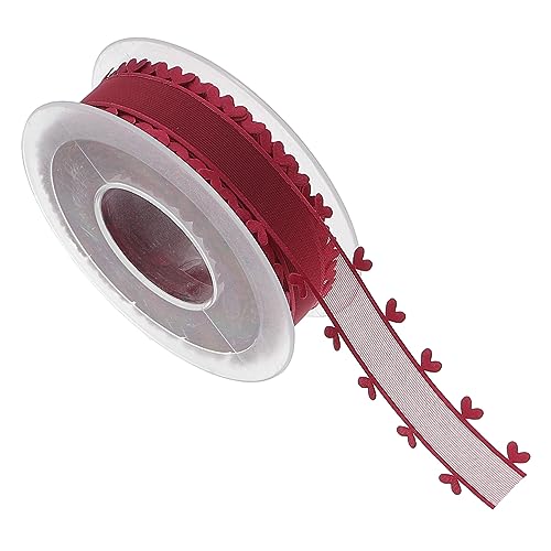 Housoutil Romantisches Satin Geschenkband mit Herzblumenmuster Dekoratives Geschenkverpackungsband für DIY Geschenkboxen Breites Langlebiges Polyesterband für Valentinstag und Hochzeit Housoutil Romantisches Satin Geschenkband mit Herzblumenmuster Dekoratives Geschenkverpackungsband für DIY Geschenkboxen Breites Langlebiges Polyesterband für Valentinstag und Hochzeit von Housoutil