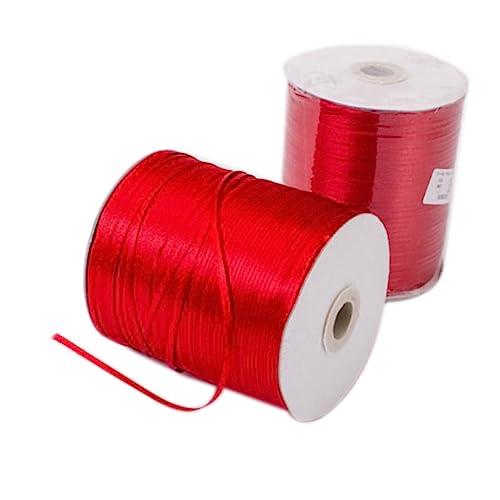 Housoutil Rotes Satinband Yards Doppelseitiges Dekoband für Hochzeiten Partys Basteln Geschenkverpackung und Scrapbooking Housoutil Rotes Satinband Yards Doppelseitiges Dekoband für Hochzeiten Partys Basteln Geschenkverpackung und Scrapbooking von Housoutil