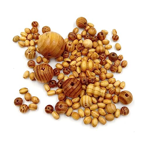 Housoutil Runde Holzperlen Diy Holzperlen für Schmuckherstellung Große und Kleine Spacerperlen Natürliche Farben für Bastelprojekte und Dekoration Housoutil Runde Holzperlen Diy Holzperlen für Schmuckherstellung Große und Kleine Spacerperlen Natürliche Farben für Bastelprojekte und Dekoration von Housoutil