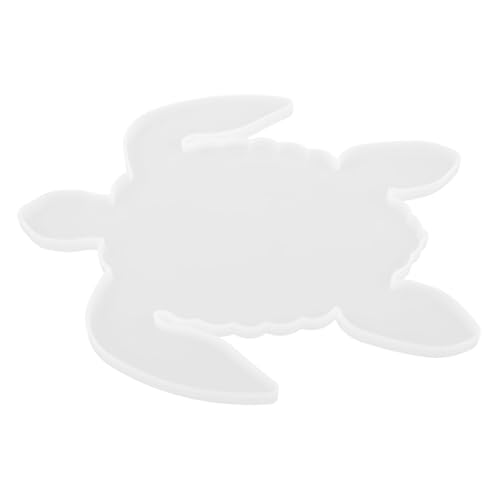 Housoutil Schildkröten-Silikonform Servierschale Bausätze Tablett Bildschirm Pop Planke Schalenformen aus Epoxidharz Silikonformen für Schmuckschalen Schalenformen für Epoxidharz Kieselgel von Housoutil