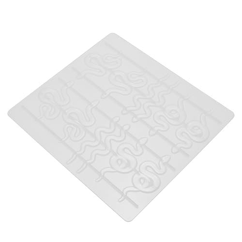Housoutil Schlangenform Gießform Für Schmuck DIY Ohrringe Schlüsselanhänger Wiederverwendbare Langlebige Silikonform Glatte Innenwände Einfach Zu Reinigen von Housoutil