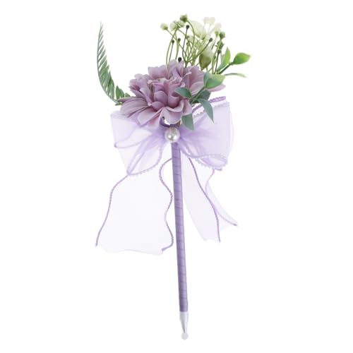 Housoutil Schreiben von Stiften Simulation Blumenstift Fake-Bouquet-Kugelschreiber dekorativer Kugelschreiber Blumenschreibstift Blumenstifte gefälschter Blumenstift Seidentuch Violett Housoutil Schreiben von Stiften Simulation Blumenstift Fake-Bouquet-Kugelschreiber dekorativer Kugelschreiber Blumenschreibstift Blumenstifte gefälschter Blumenstift Seidentuch Violett von Housoutil
