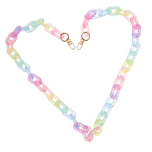Housoutil Schultergurt Selber Machen Kette Gurte Kreuzen Schultertasche Umhängetasche Geldbeutel Taschenersatz Selber Machen Schultergurt Der Handtasche Taschenriemen Ersetzen Harz Colorful von Housoutil