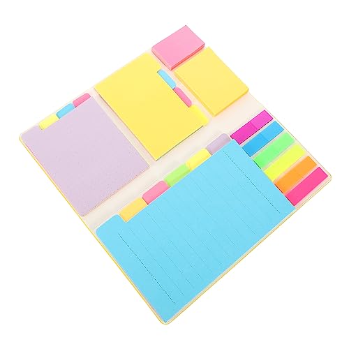 Housoutil Selbstklebende Haftnotizen Farbige Memo Pads Portable Notizblöcke für Schule und Büro für Organisation Planung und Markierung Praktische Klebezettel für Studenten und von Housoutil