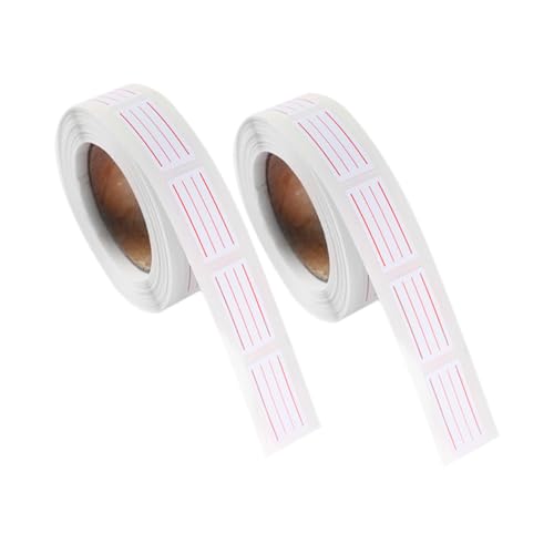 Housoutil Selbstklebendes Korrekturband für Studenten, tragbar, Haushalt, Büro, glattes Schreiben, ergonomisches Design für Scrapbooking, Notizkorrektur, 2 Stück von Housoutil