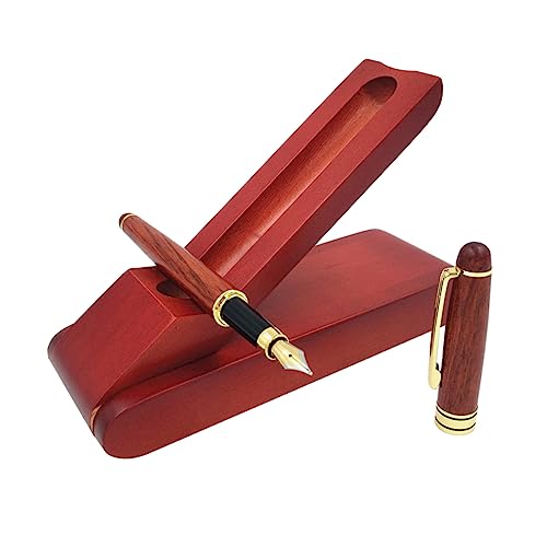 Housoutil Signaturstift -set Geschenkset Füllfederhalter Stifte Für Geschenke Rot Bambus Housoutil Signaturstift -set Geschenkset Füllfederhalter Stifte Für Geschenke Rot Bambus von Housoutil