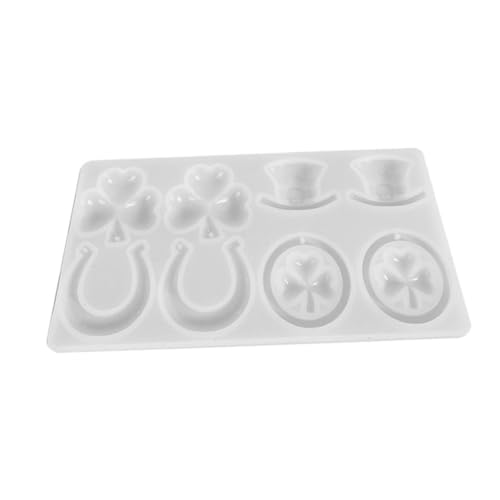 Housoutil Silikon Anhängerform für DIY Shamrock Shaped Gießform für Schmuckanhänger Einfach zu Verwenden für Ohrringe und Perfektes für Kreative Housoutil Silikon Anhängerform für DIY Shamrock Shaped Gießform für Schmuckanhänger Einfach zu Verwenden für Ohrringe und Perfektes für Kreative von Housoutil