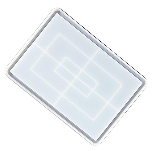 Housoutil Silikon Gießform für Aufbewahrungstabletts nicht Haftend Langlebig für DIY Projekte für Anfänger und Profis für Raumdekoration und Bastelarbeiten von Housoutil