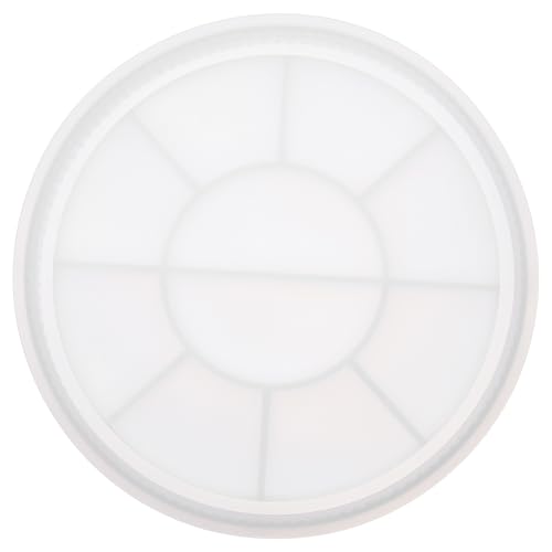 Housoutil Silikon Gussform Für Runde Tabletts Plattenform Mit Kanten Für Epoxidharz Und Aufbewahrung Vielseitige Silikonform Für DIY Projekte Und Dekoration Housoutil Silikon Gussform Für Runde Tabletts Plattenform Mit Kanten Für Epoxidharz Und Aufbewahrung Vielseitige Silikonform Für DIY Projekte Und Dekoration von Housoutil