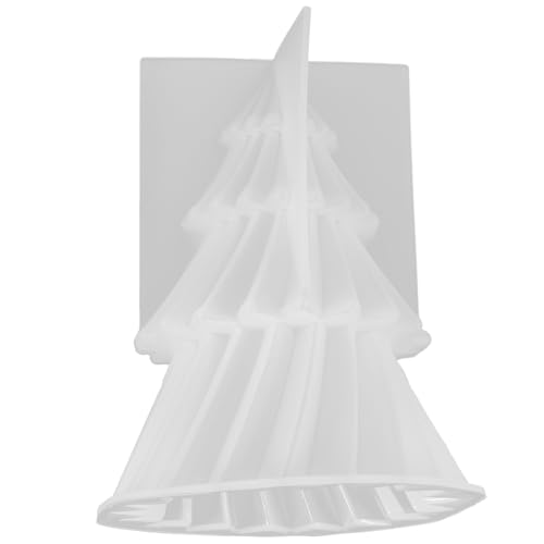 Housoutil Silikon Kerzenform Weihnachtsbaum DIY Gießform Für Duftkerzen Flexible Und Wiederverwendbare Silikonform Für Bastelprojekte Einfach Zu Entformen von Housoutil