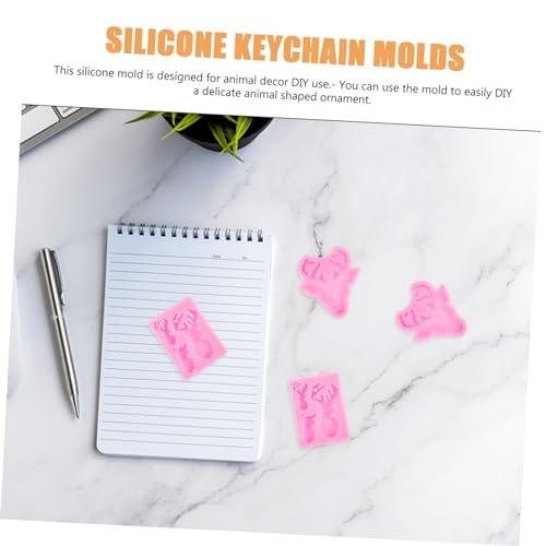 Housoutil Silikonform DIY Tierdekor Gießform für Epoxidharz Deer Head Mold Teiliges Flexible Antihaftbeschichtete Schlüsselanhänger Formen Rosa für Bastelprojekte Housoutil Silikonform DIY Tierdekor Gießform für Epoxidharz Deer Head Mold Teiliges Flexible Antihaftbeschichtete Schlüsselanhänger Formen Rosa für Bastelprojekte von Housoutil