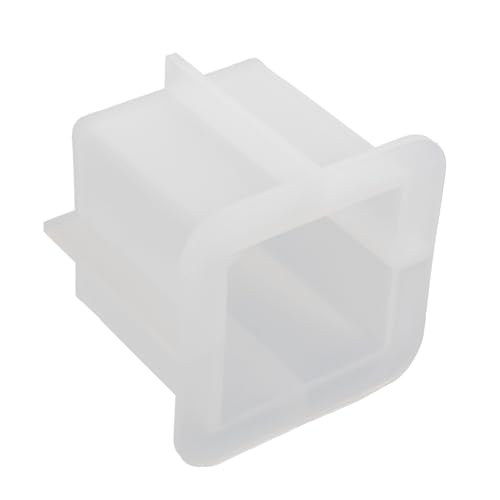 Housoutil Silikonform Kerzenhalter Würfelform Mittlere DIY Gießform für Kerzenhalter Harz Resin Basteln Robust und Leicht zu Reinigen von Housoutil