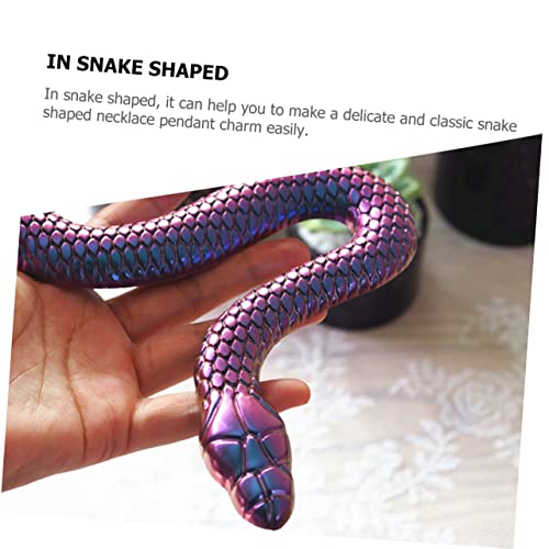Housoutil Silikonform Schlangenhänger Gießform Epoxidharz DIY Schmuck Anhänger Flexible Langlebige Gussform für Dekorationen und Kreative Bastelprojekte von Housoutil