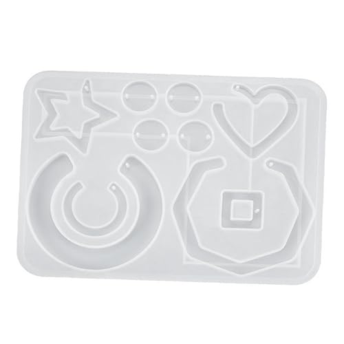 Housoutil Silikonform Schmuckanhänger Gießform DIY Herzform Ohrring Anhänger Schmuckherstellung Hitzebeständig Wiederverwendbar Transparent Struktur Housoutil Silikonform Schmuckanhänger Gießform DIY Herzform Ohrring Anhänger Schmuckherstellung Hitzebeständig Wiederverwendbar Transparent Struktur von Housoutil