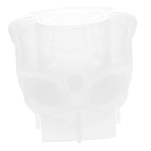 Housoutil Silikonform für Kerzenhalter Langlebig Flexibel Umweltfreundlich Schädel Design DIY Epoxidharz Gießform für Heimdekoration und Basteln Housoutil Silikonform für Kerzenhalter Langlebig Flexibel Umweltfreundlich Schädel Design DIY Epoxidharz Gießform für Heimdekoration und Basteln von Housoutil