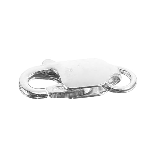 Housoutil Silver Spring Fastener Accessoires Schmuckverschlüsse Selber Machen Armbänder Verbindungsschnalle Halskette Verbindungsverschluss Halskettenverschlüsse Selber Machen Silber von Housoutil