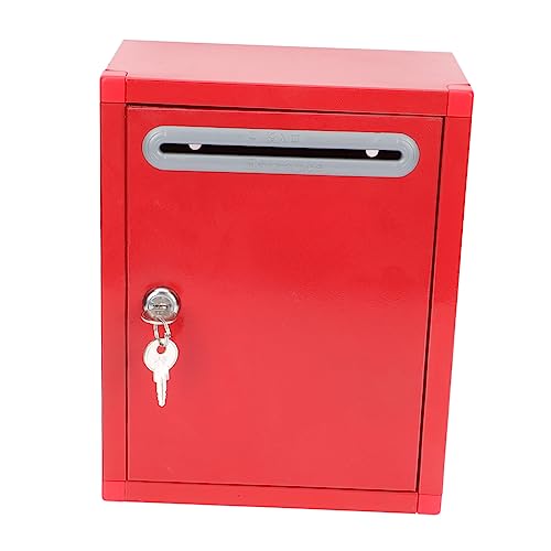 Housoutil Spendenbox mit Schloss Abstimmungsbox für Spenden und Vorschläge Langlebiges Design für Vielseitige Anwendungen Sichere Aufbewahrung von Geldgeschenken und Briefen Einfache von Housoutil