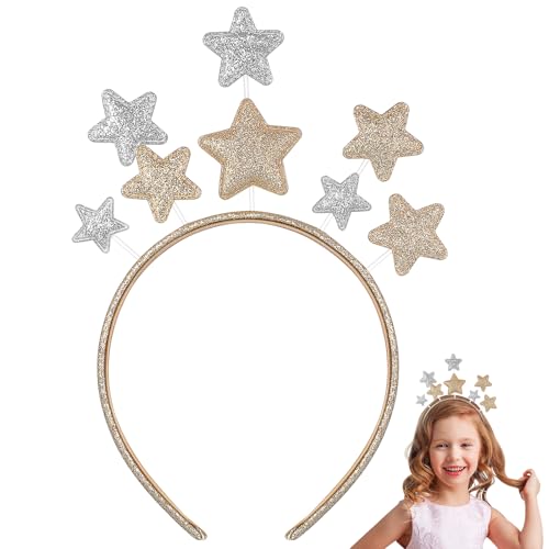 Housoutil Stern Haarreif,weihnachten Haarreif Glitzer Sterne, Gold Weihnachten Haarschmuck Haarband Für Party Geburtstag Festival Housoutil Stern Haarreif,weihnachten Haarreif Glitzer Sterne, Gold Weihnachten Haarschmuck Haarband Für Party Geburtstag Festival von Housoutil