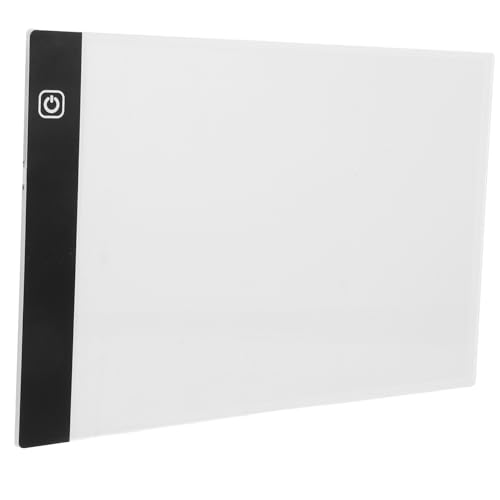 Housoutil Tabelle kopieren Zeichenbrett Leuchttisch zum Nachzeichnen Lichttafel zeichnen leichtes Zeichenpad LED Light Board Leuchttafel Leuchttisch für Plastik Black von Housoutil
