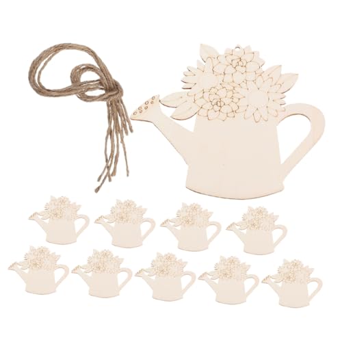 Housoutil Teiliges Blanke Holzblumen und Wasserkanne Dekorationen aus Robustem Holz für DIY Frühjahrsbasteleien Personalisierbare Holzornamente für Wohn und Partydeko Housoutil Teiliges Blanke Holzblumen und Wasserkanne Dekorationen aus Robustem Holz für DIY Frühjahrsbasteleien Personalisierbare Holzornamente für Wohn und Partydeko von Housoutil