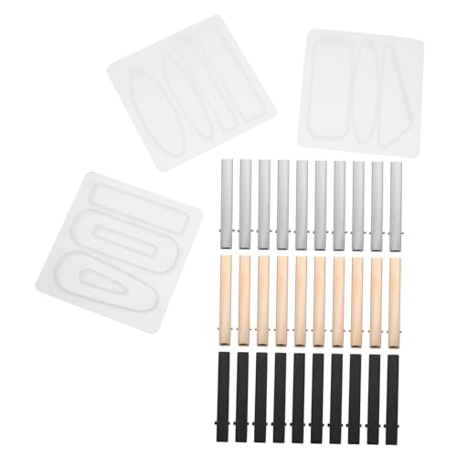 Housoutil Teiliges Silikonform für DIY Haarspangen Epoxidharz Haarclip Gießformen nicht Haftend Widerstandsfähig Goldener Silberner und Schwarzer Zubehörteile für Kreative Housoutil Teiliges Silikonform für DIY Haarspangen Epoxidharz Haarclip Gießformen nicht Haftend Widerstandsfähig Goldener Silberner und Schwarzer Zubehörteile für Kreative von Housoutil