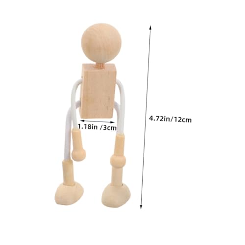 Housoutil Teiliges Unbemalte Holzpuppen aus Sicherem Holz für DIY Bemalung und Kreativität Vielseitige Holzfiguren als Spielfiguren und Dekoration für Zuhause Housoutil Teiliges Unbemalte Holzpuppen aus Sicherem Holz für DIY Bemalung und Kreativität Vielseitige Holzfiguren als Spielfiguren und Dekoration für Zuhause von Housoutil