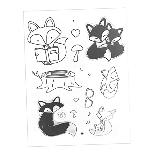 Housoutil Tierische Cartoon Stempel Silikon für Diy Scrapbooking und Kartenherstellung für Kreative Bastelprojekte und Geschenkanhänger Housoutil Tierische Cartoon Stempel Silikon für Diy Scrapbooking und Kartenherstellung für Kreative Bastelprojekte und Geschenkanhänger von Housoutil