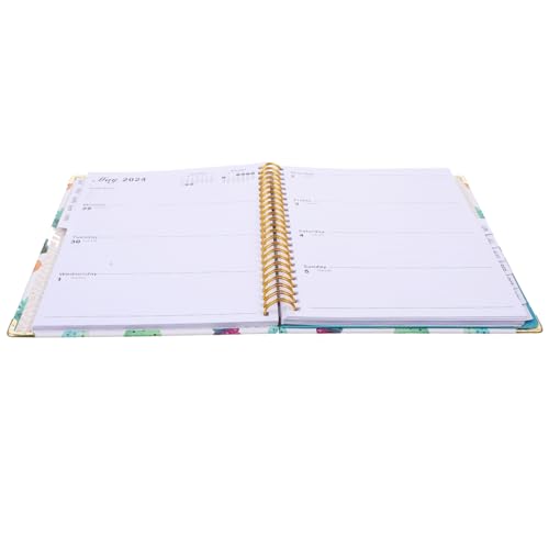 Housoutil Tischkalender Dekorativer Schreibtischkalender im Flip Design für Büro und Zuhause mit Notizblock und Platzsparend Büroaccessoire für Heimdekoration von Housoutil