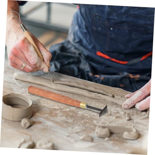 Housoutil Töpferwerkzeug Leichtes Modellierwerkzeug Präzises Carving Tool für Keramik Skulpturen Diy für Anfänger und Profis Robust Langlebig Kompakt Housoutil Töpferwerkzeug Leichtes Modellierwerkzeug Präzises Carving Tool für Keramik Skulpturen Diy für Anfänger und Profis Robust Langlebig Kompakt von Housoutil