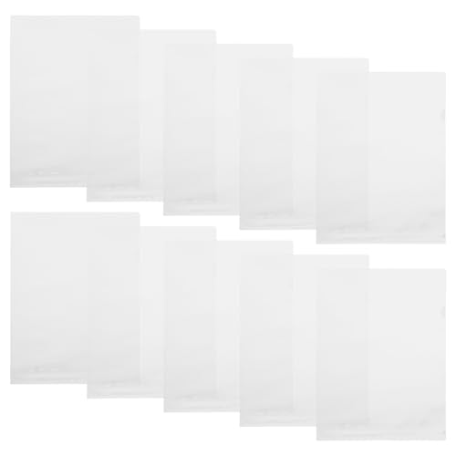 Housoutil Transparente Dokumentenmappen, leichte Papieraufbewahrungshüllen zum Organisieren von Testpapieren und Akten, transparente Bindertaschen, 20 Stück von Housoutil